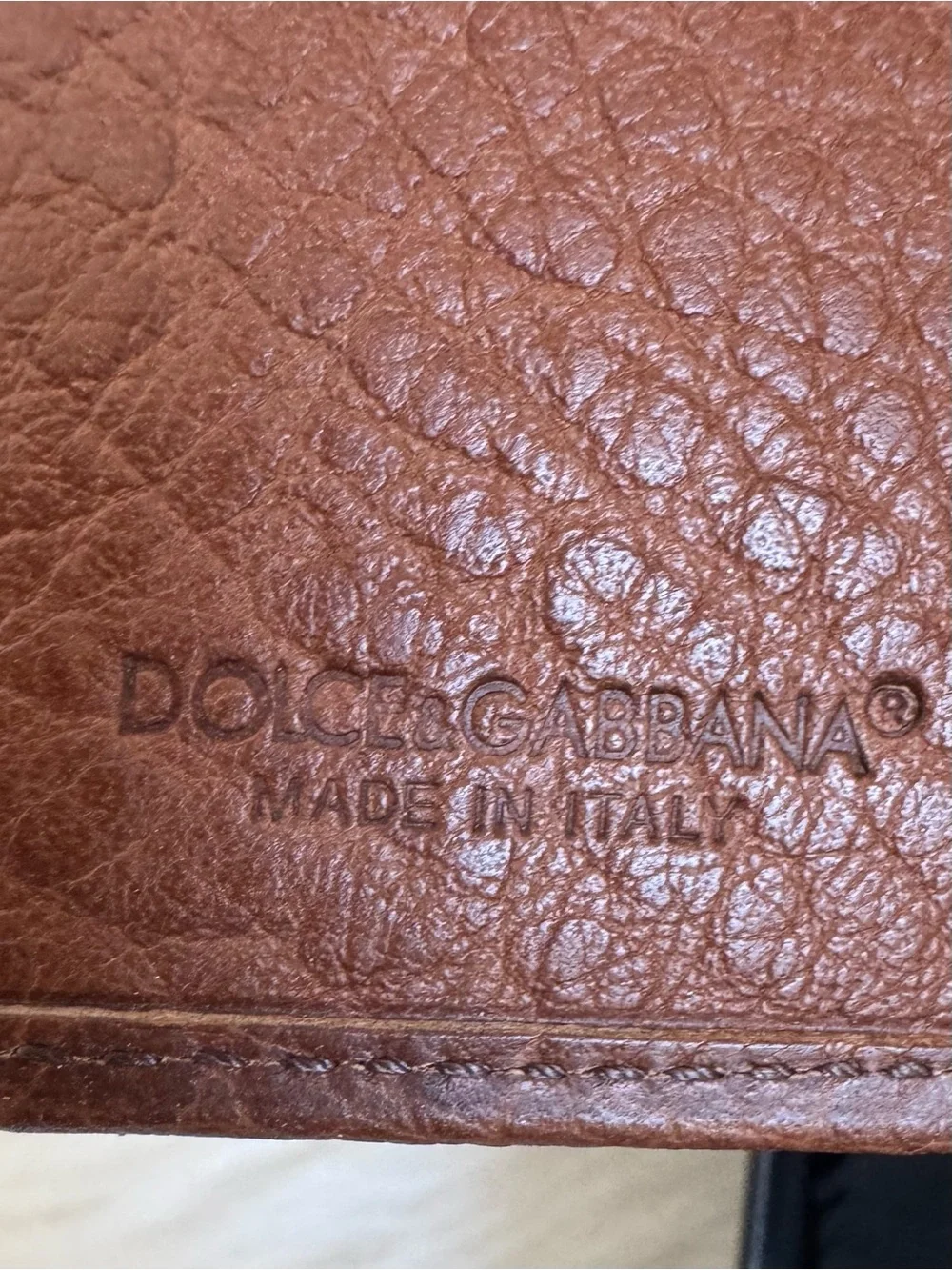 Dolce & Gabbana Leopard Calf Hair Leather Wallet